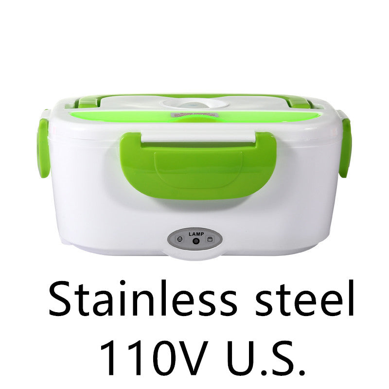 Kitchen Electric Heated Lunch Box Stainless Steel | Food Warmer Container