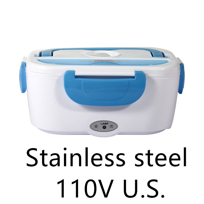 Kitchen Electric Heated Lunch Box Stainless Steel | Food Warmer Container