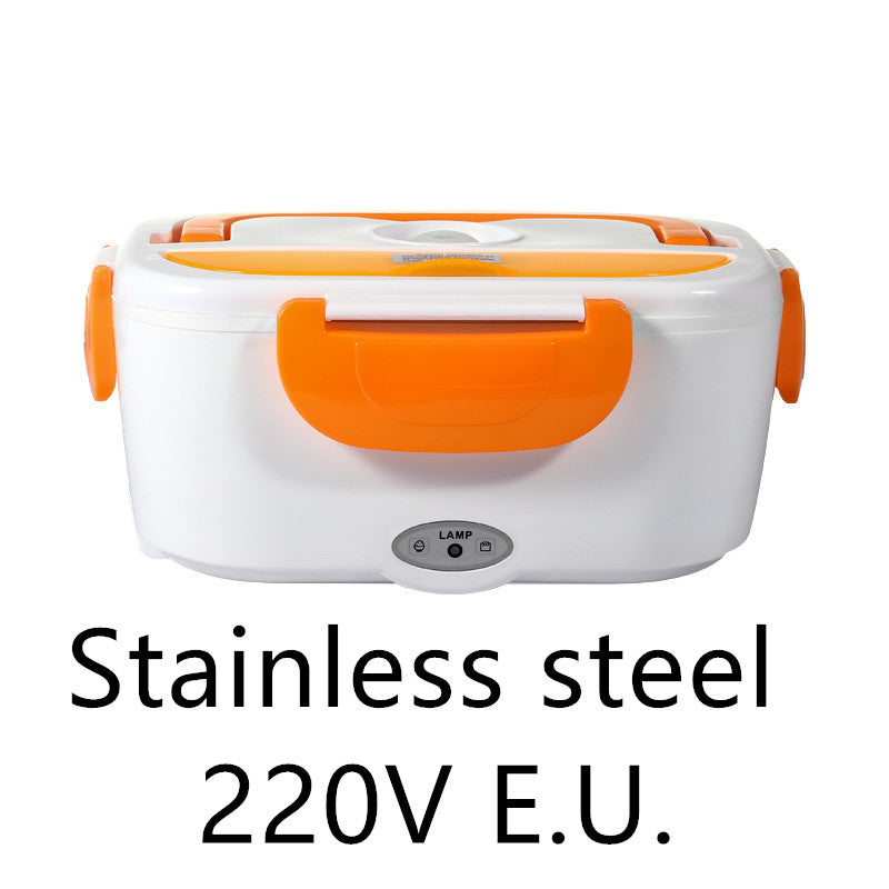 Kitchen Electric Heated Lunch Box Stainless Steel | Food Warmer Container